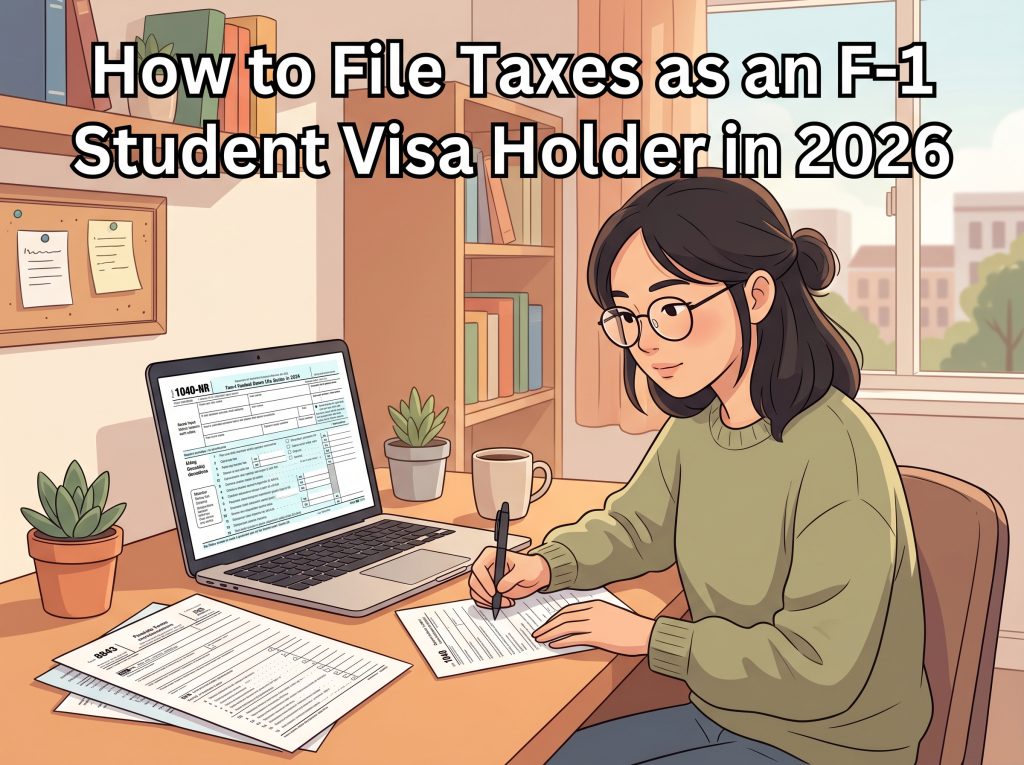 how to file taxes as an F-1 student visa holder in 2026 complete guide