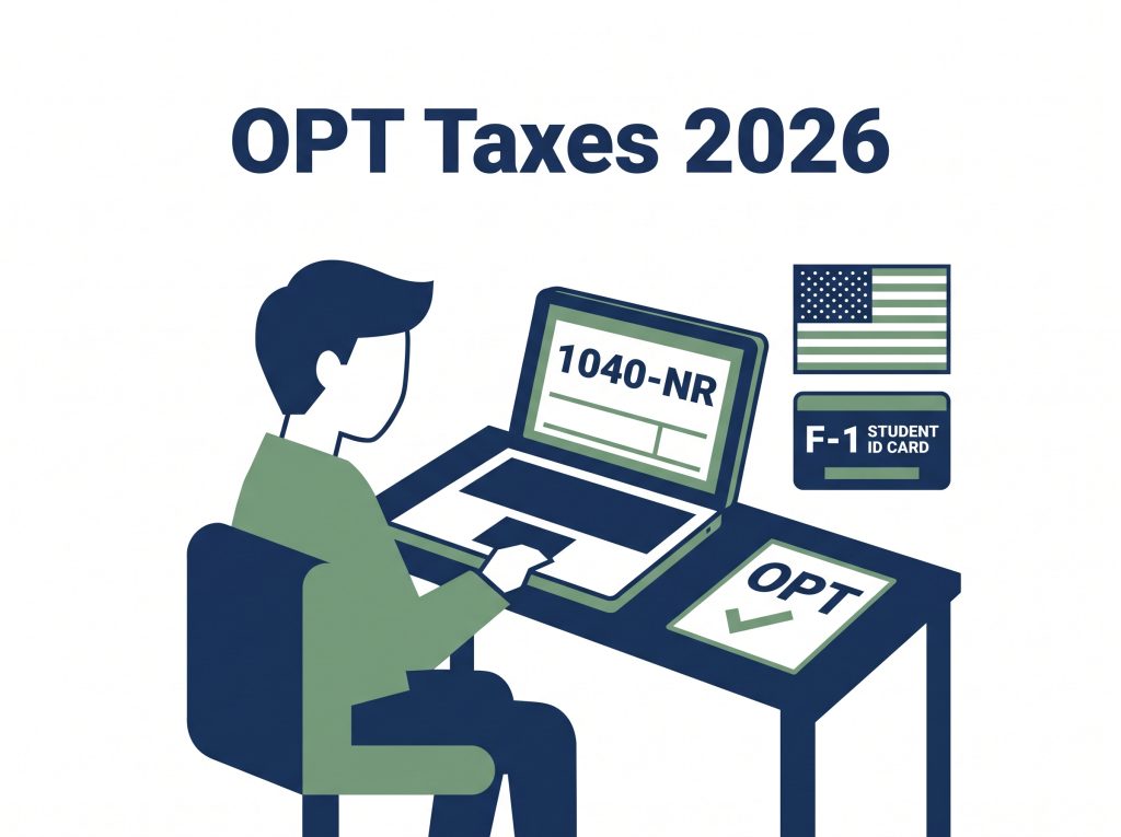 OPT taxes guide for F-1 students 2026