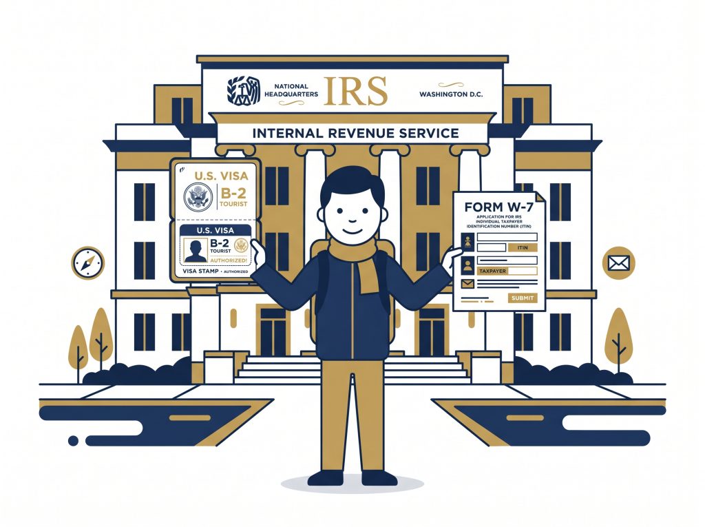 How to get an ITIN on a tourist visa B-1 B-2 in 2026